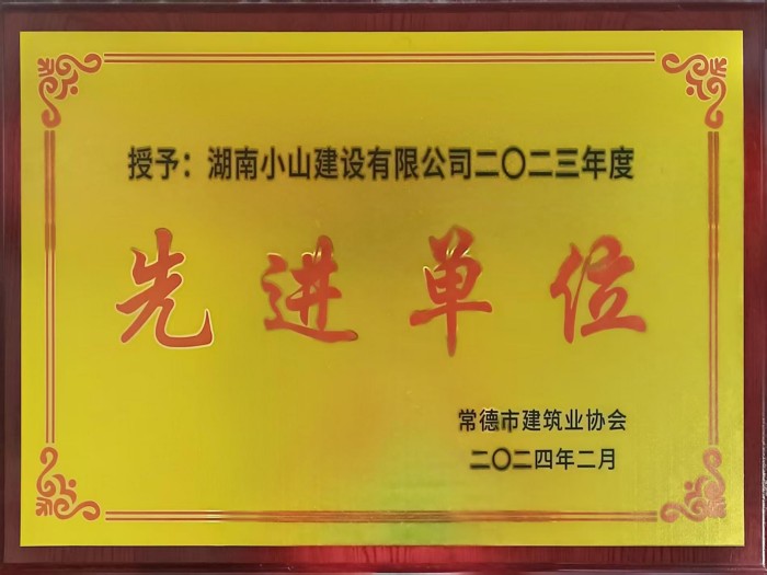 2023年度先进单位